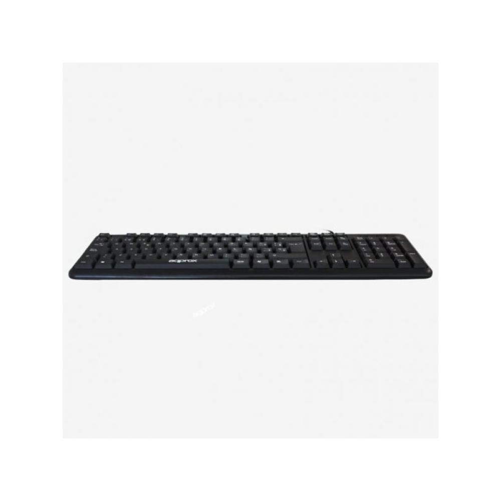 Approx - APPMX220 teclado Oficina USB QWERTY Español Negro