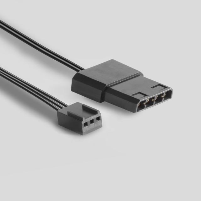 Mars Gaming - MFDUO, Kit 2 Ventiladores FRGB Rainbow 360°, Ultra-silencioso, Doble Conexión 3PIN + 4PIN, Negro