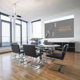 AISENS - Soporte Universal Giratorio, Inclinable y Extensible de Techo para Proyector 13.5Kg, Blanco