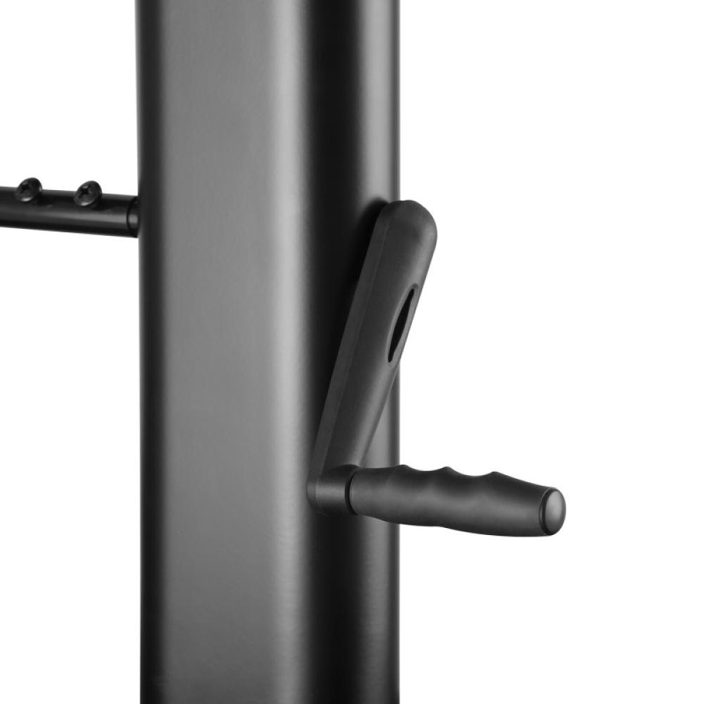 AISENS - Soporte de Suelo ECO con Ruedas y Manivela, Bandeja para DVD y Soporte de Cámara para Monitor/TV 100Kg de - FT100TE-123