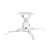 AISENS - Soporte Universal Giratorio, Inclinable de Techo para Proyector 13.5Kg, Blanco