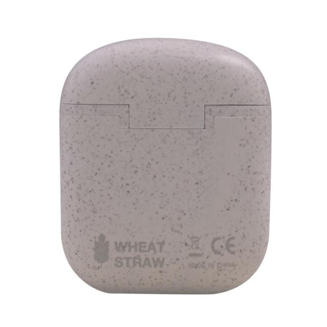 Mars Gaming - MHI-ECO, Auriculares Inalámbricos TWS Ecológicos, Bluetooth 5.1, Micrófono, Material Orgánico Wheat Straw