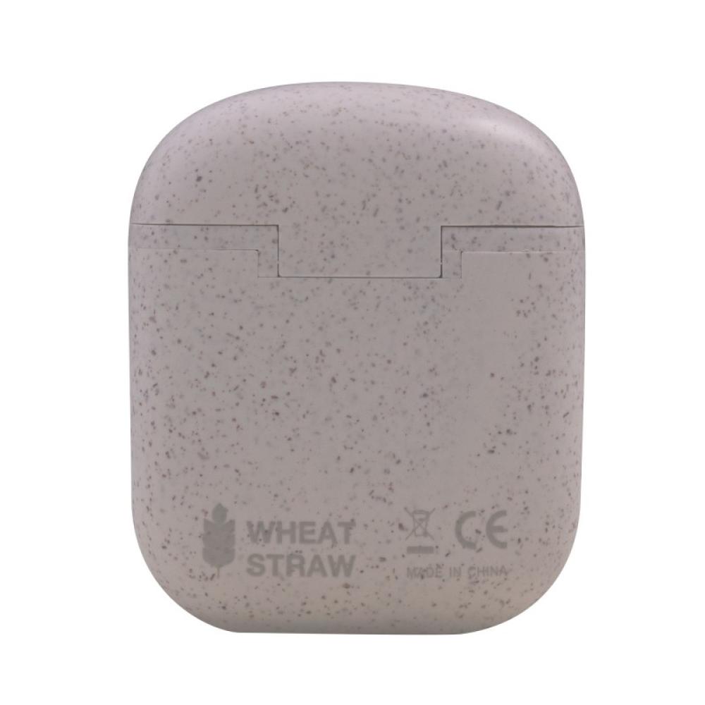 Mars Gaming - MHI-ECO, Auriculares Inalámbricos TWS Ecológicos, Bluetooth 5.1, Micrófono, Material Orgánico Wheat Straw