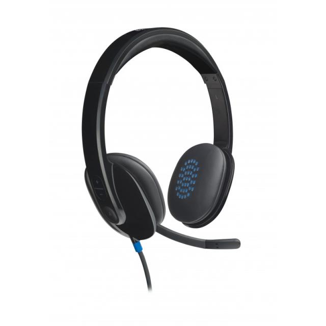 Logitech - 981-000480 auricular y casco Auriculares Alámbrico Diadema Oficina/Centro de llamadas USB tipo A Negro
