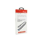 Equip - 128962 hub de interfaz USB 3.2 Gen 1 (3.1 Gen 1) Type-C 5000 Mbit/s Plata