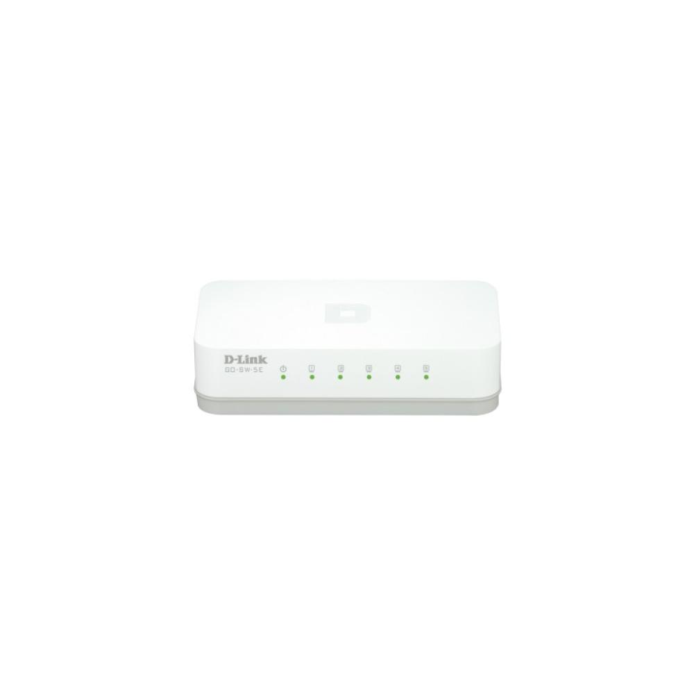 D-Link - GO-SW-5E switch No administrado Fast Ethernet (10/100) Blanco