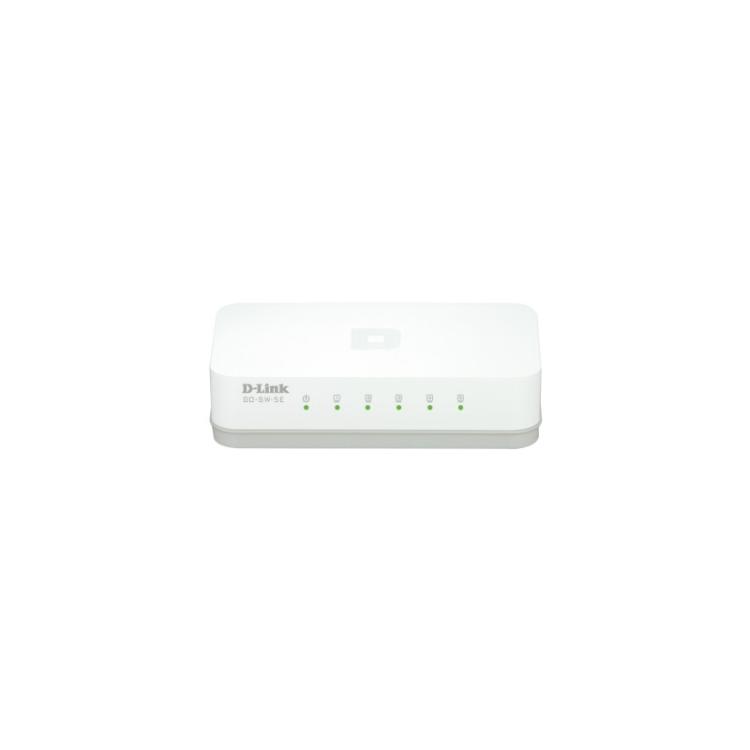 D-Link - GO-SW-5E switch No administrado Fast Ethernet (10/100) Blanco