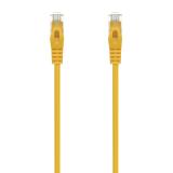AISENS - Cable de Red Latiguillo RJ45 LSZH Cat.6A 500 Mhz UTP AWG24, Amarillo, 25CM