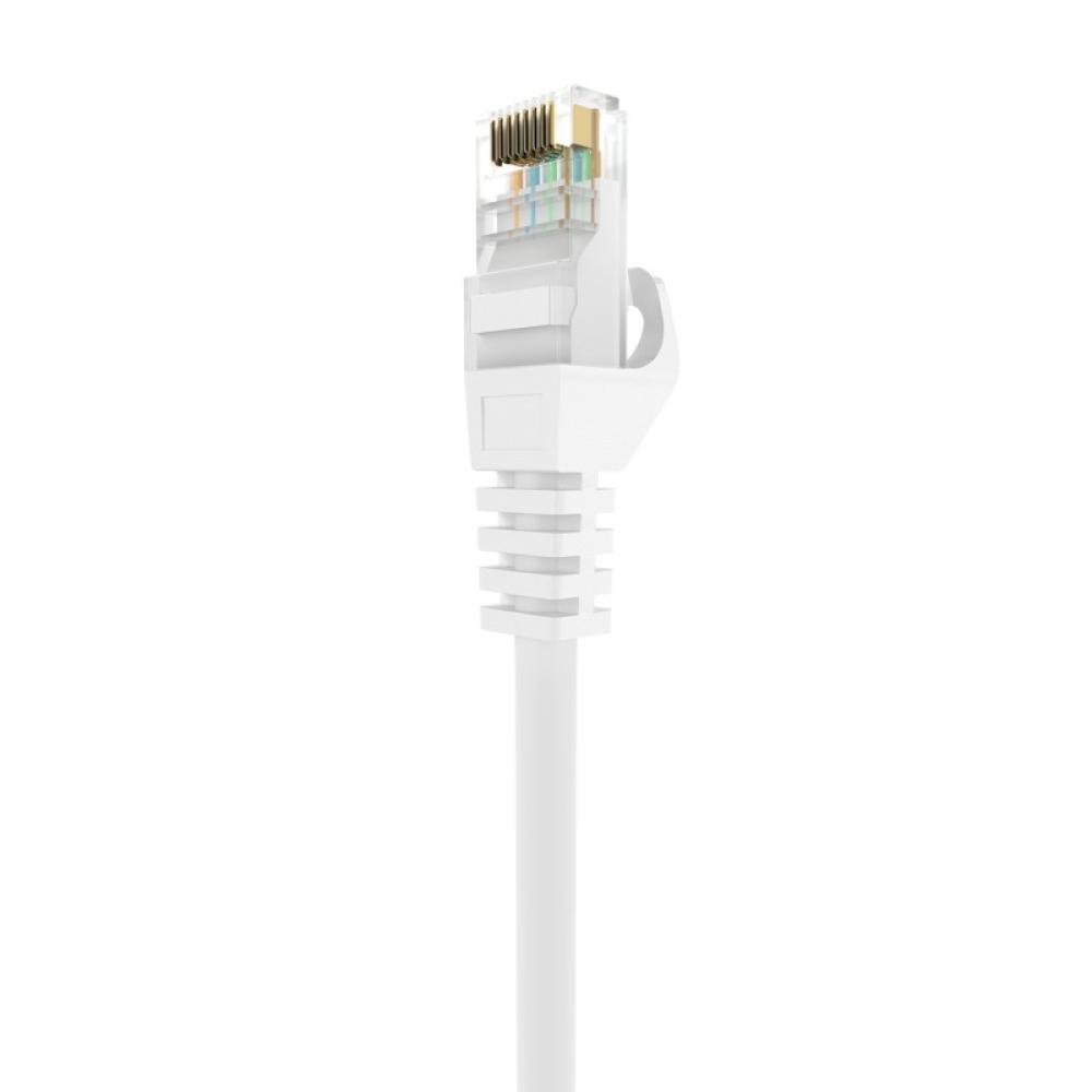AISENS - Cable de Red Latiguillo RJ45 LSZH Cat.6A 500 Mhz UTP AWG24, Blanco, 2.0M