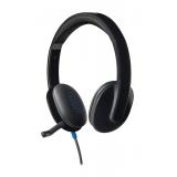 Logitech - 981-000480 auricular y casco Auriculares Alámbrico Diadema Oficina/Centro de llamadas USB tipo A Negro