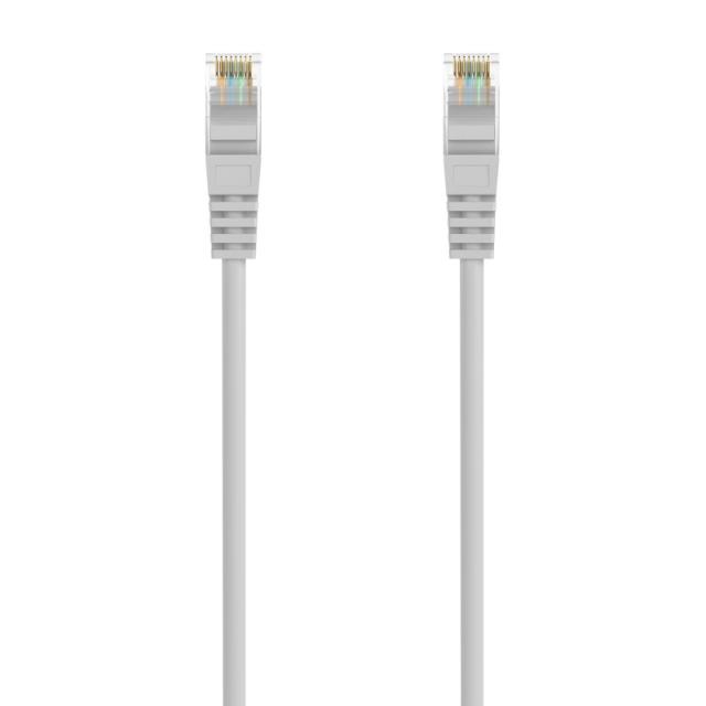 AISENS - Cable de Red Latiguillo RJ45 LSZH Cat.6A 500 Mhz UTP AWG24, Gris, 20M