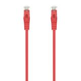 AISENS - Cable de Red Latiguillo RJ45 LSZH Cat.6A 500 Mhz UTP Awg24, Rojo, 25CM
