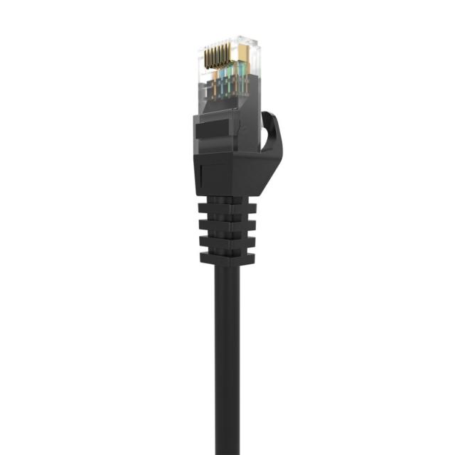 AISENS - Cable de Red Latiguillo RJ45 LSZH Cat.6A 500 Mhz UTP AWG24, Negro, 1.0M