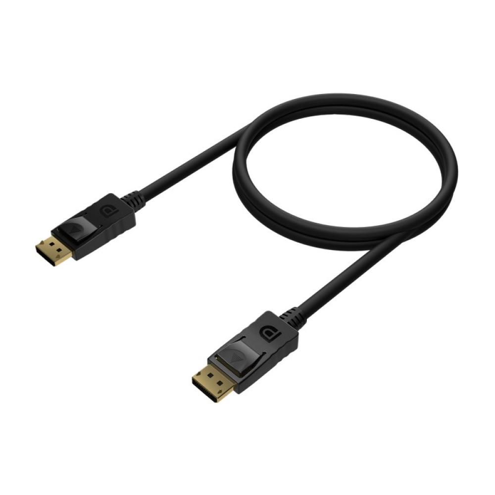 AISENS - Cable DISPLAYPORT V1.2 4K@60Hz, DP/M-DP/M, Negro,1.5M