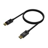 AISENS - Cable DISPLAYPORT V1.2 4K@60Hz, DP/M-DP/M, Negro,1.5M