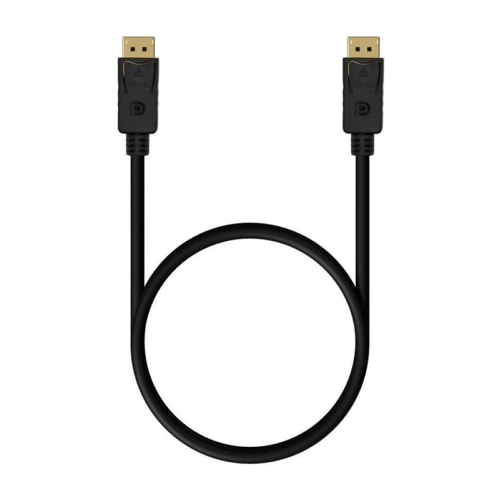 AISENS - Cable DISPLAYPORT V1.2 4K@60Hz, DP/M-DP/M, Negro,1.5M