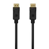 AISENS - Cable DISPLAYPORT V1.2 4K@60Hz, DP/M-DP/M, Negro,1.5M