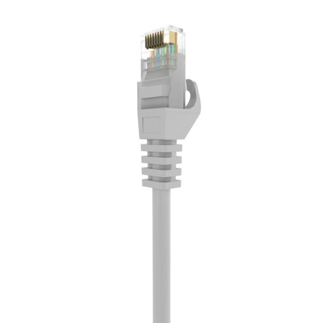 AISENS - Cable de Red Latiguillo RJ45 LSZH Cat.6A 500 Mhz UTP AWG24, Gris, 30CM