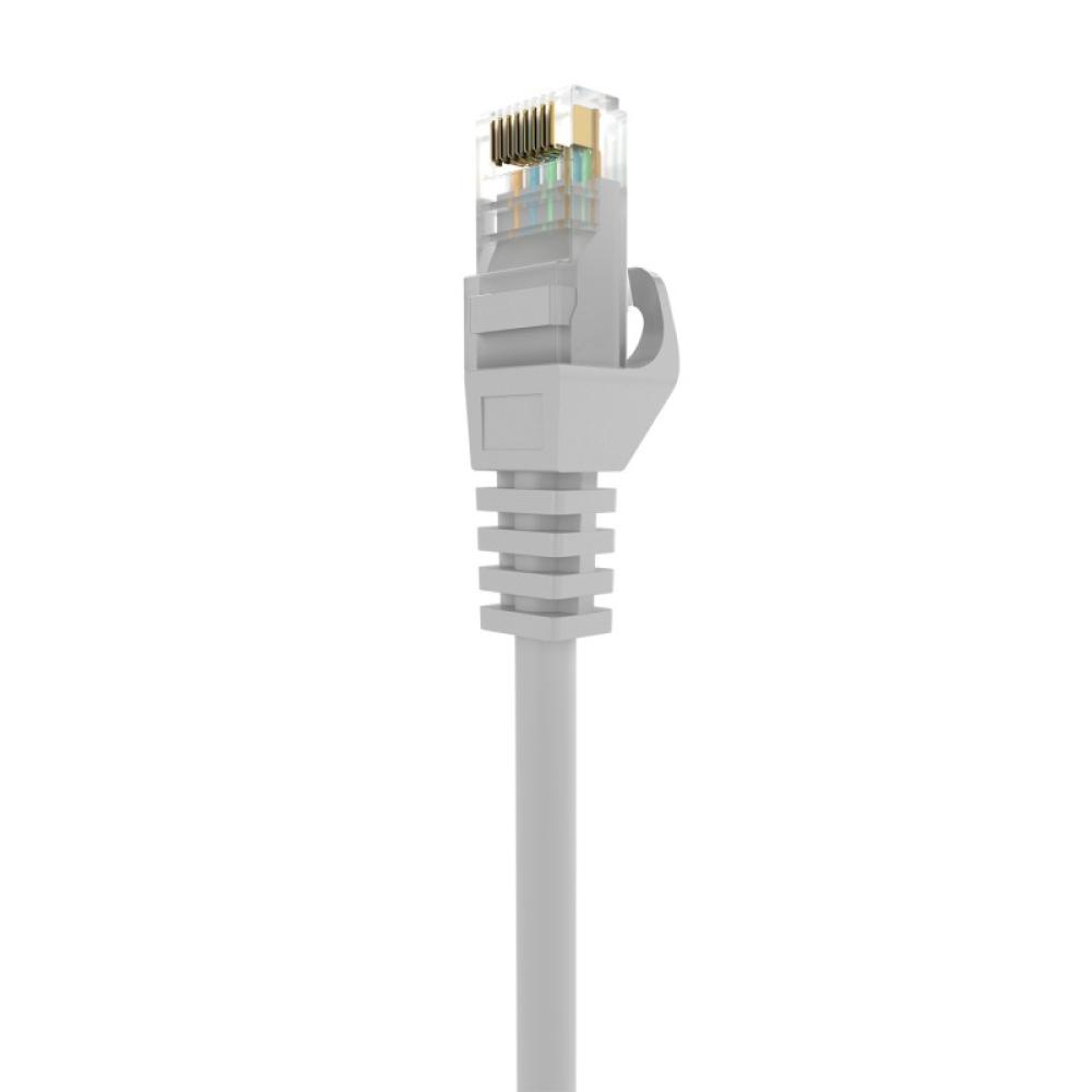 AISENS - Cable de Red Latiguillo RJ45 LSZH Cat.6A 500 Mhz UTP AWG24, Gris, 30CM