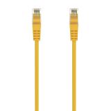 AISENS - Cable de Red Latiguillo RJ45 LSZH Cat.6A 500 Mhz UTP AWG24, Amarillo, 1.5M