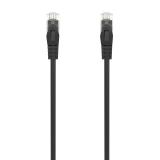 AISENS - Cable de Red Latiguillo RJ45 LSZH Cat.6A 500 Mhz UTP AWG24, Negro, 25CM