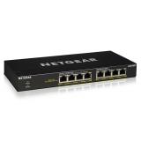 NETGEAR - GS308PP No administrado Gigabit Ethernet (10/100/1000) Energía sobre Ethernet (PoE) Negro