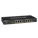 NETGEAR - GS308PP No administrado Gigabit Ethernet (10/100/1000) Energía sobre Ethernet (PoE) Negro