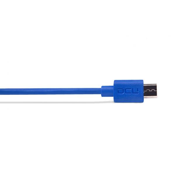 DCU Advance Tecnologic - 30401240 cable USB 2 m USB 2.0 USB A Micro-USB A Azul