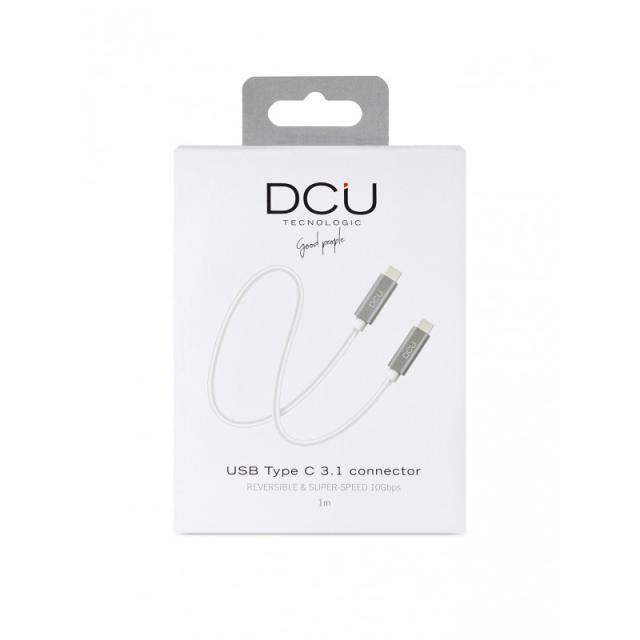 DCU Advance Tecnologic - 30402010 cable USB 1 m USB 3.2 Gen 2 (3.1 Gen 2) USB C Gris