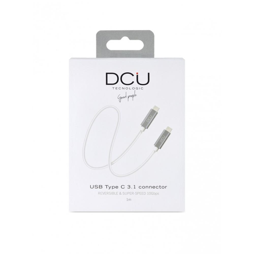 DCU Advance Tecnologic - 30402010 cable USB 1 m USB 3.2 Gen 2 (3.1 Gen 2) USB C Gris
