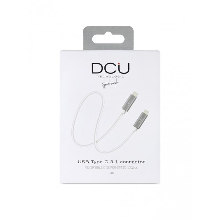 DCU Advance Tecnologic - 30402010 cable USB 1 m USB 3.2 Gen 2 (3.1 Gen 2) USB C Gris
