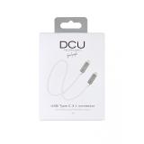 DCU Advance Tecnologic - 30402010 cable USB 1 m USB 3.2 Gen 2 (3.1 Gen 2) USB C Gris