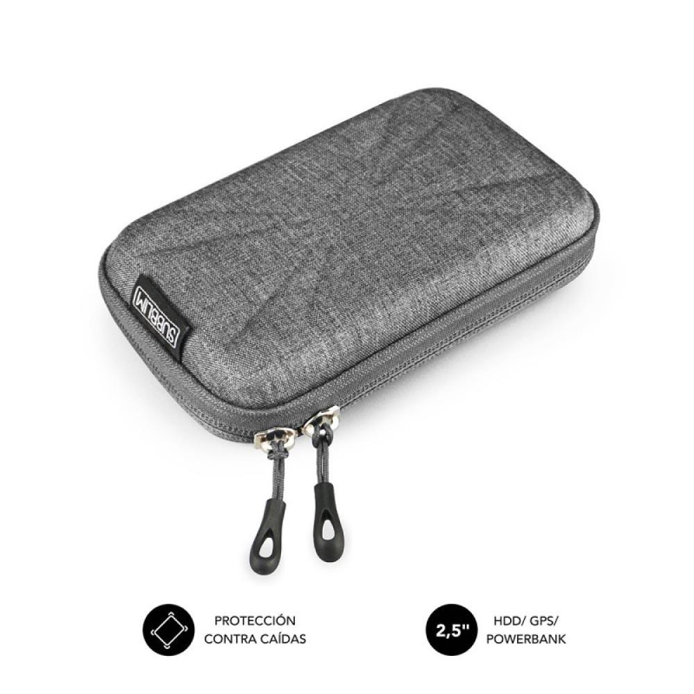 SUBBLIM - Funda Disco Duro HDD Business Case 2,5" Grey