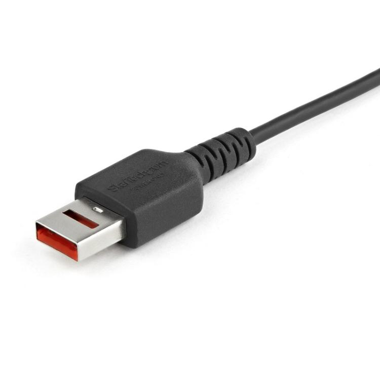 StarTech.com - Cable de 1m Adaptador Bloqueador USB de Datos – Adaptador USB a Micro USB de Carga Segura – Micro USBC Solo de Ca
