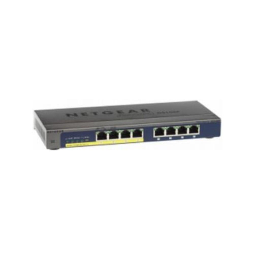 NETGEAR - GS108PP No administrado Gigabit Ethernet (10/100/1000) Energía sobre Ethernet (PoE) Negro