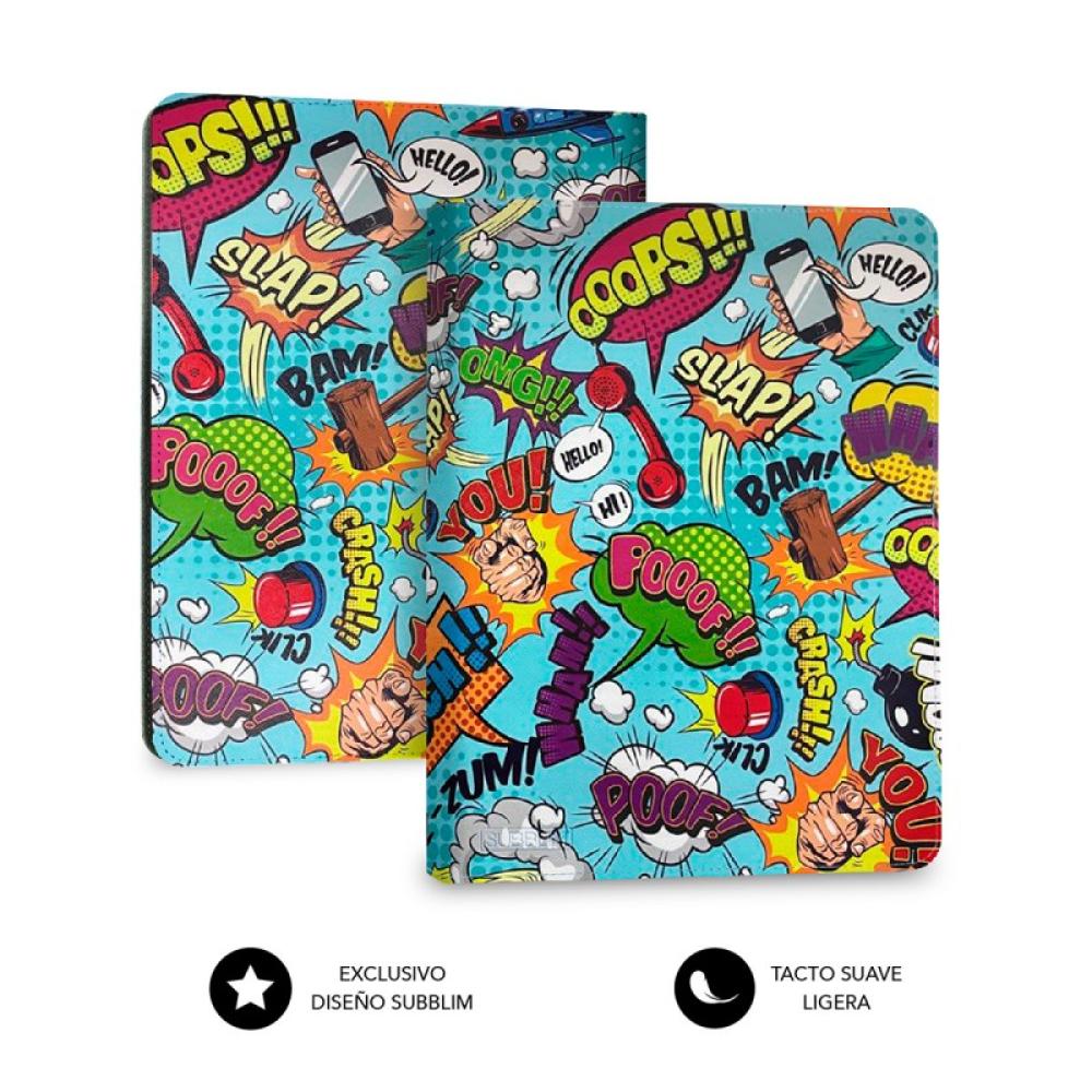 SUBBLIM - Funda con Teclado Keytab Pro BT Trendy Comic