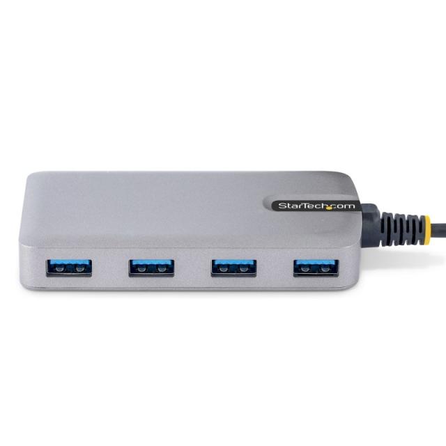 StarTech.com - Hub USB de 4 Puertos - USB 3.0 de 5Gbps - Alimentado por el Bus - Concentrador de 4 Puertos USB-A con Alimentació