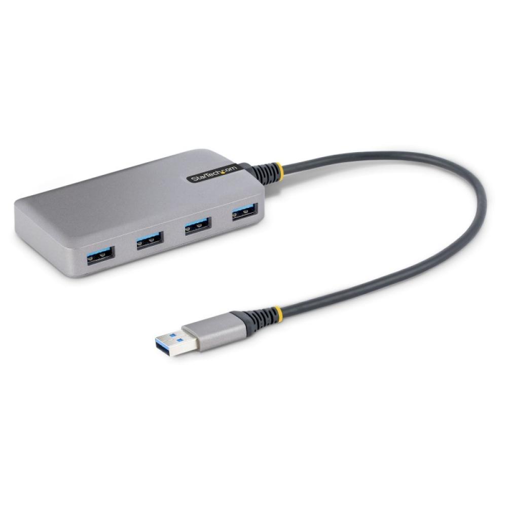 StarTech.com - Hub USB de 4 Puertos - USB 3.0 de 5Gbps - Alimentado por el Bus - Concentrador de 4 Puertos USB-A con Alimentació