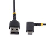 StarTech.com - Cable de Carga USB-A a USB-C de 2m - Cable de Carga Rápida de Servicio Pesado USB Tipo C - Cable USB 2.0 - Cable