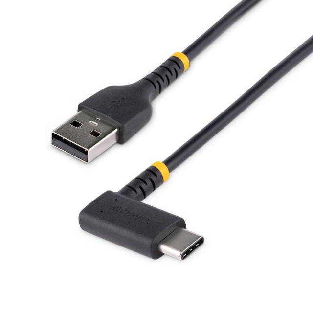 StarTech.com - Cable de Carga USB-A a USB-C de 2m - Cable de Carga Rápida de Servicio Pesado USB Tipo C - Cable USB 2.0 - Cable