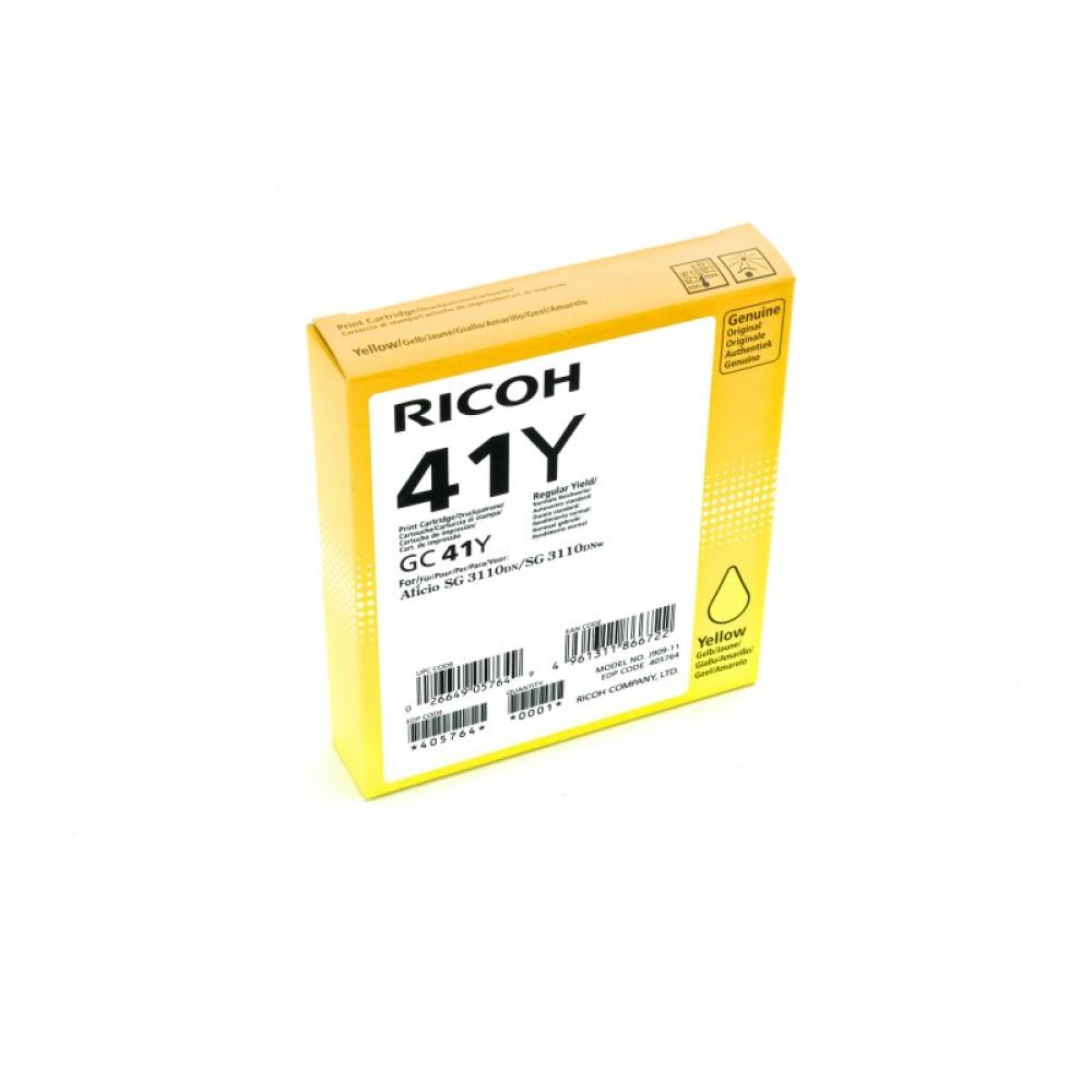 Ricoh - 405764 cartucho de tinta 1 pieza(s) Original Rendimiento estándar Amarillo