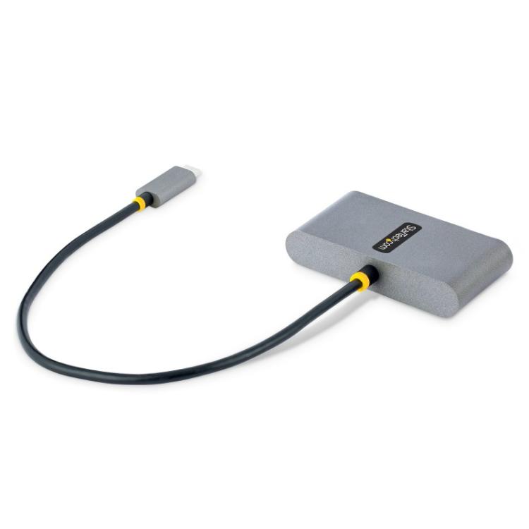 StarTech.com - Hub Concentrador USB-C de 4 Puertos con Entrega de Alimentación de 100W de Paso - Ladrón USB Tipo C - - 2x USB-A