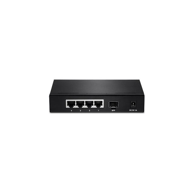 Trendnet - TEG-S51SFP switch No administrado Gigabit Ethernet (10/100/1000) Negro