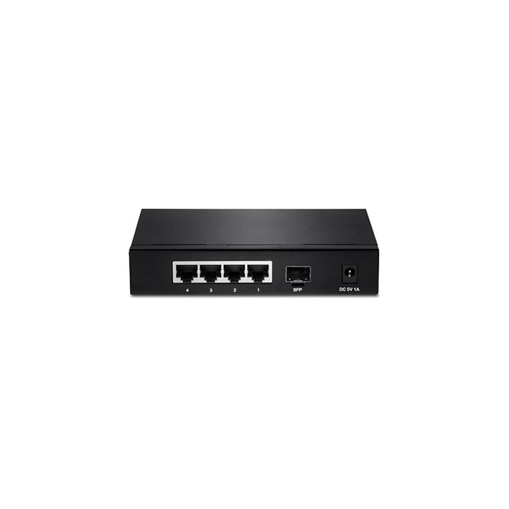 Trendnet - TEG-S51SFP switch No administrado Gigabit Ethernet (10/100/1000) Negro