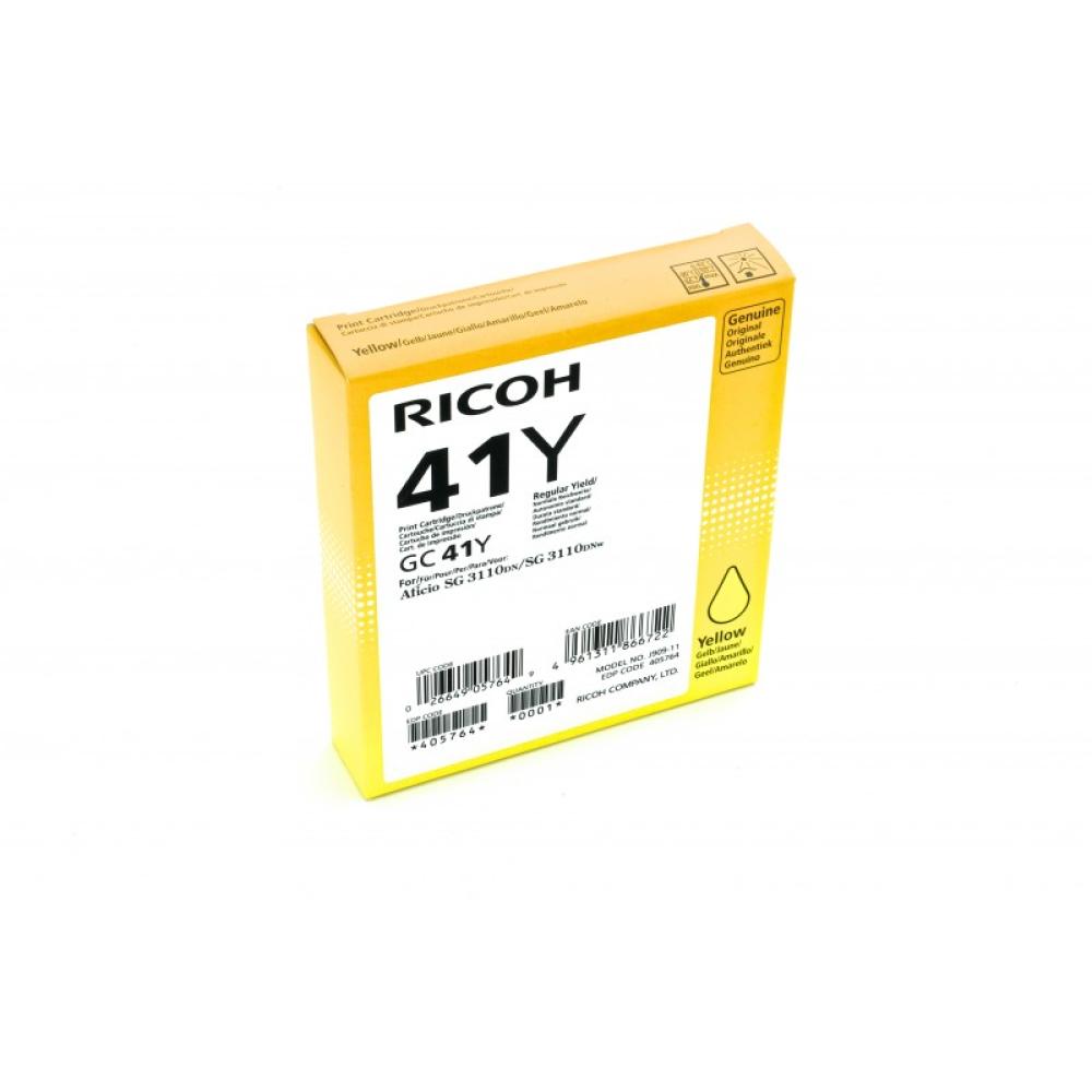Ricoh - 405764 cartucho de tinta 1 pieza(s) Original Rendimiento estándar Amarillo