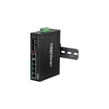 Trendnet - TI-PG62 switch No administrado Gigabit Ethernet (10/100/1000) Energía sobre Ethernet (PoE) Negro