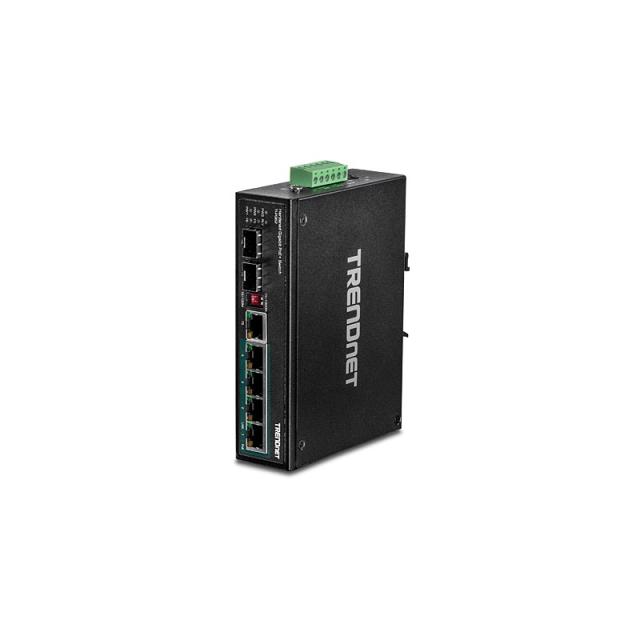 Trendnet - TI-PG62 switch No administrado Gigabit Ethernet (10/100/1000) Energía sobre Ethernet (PoE) Negro