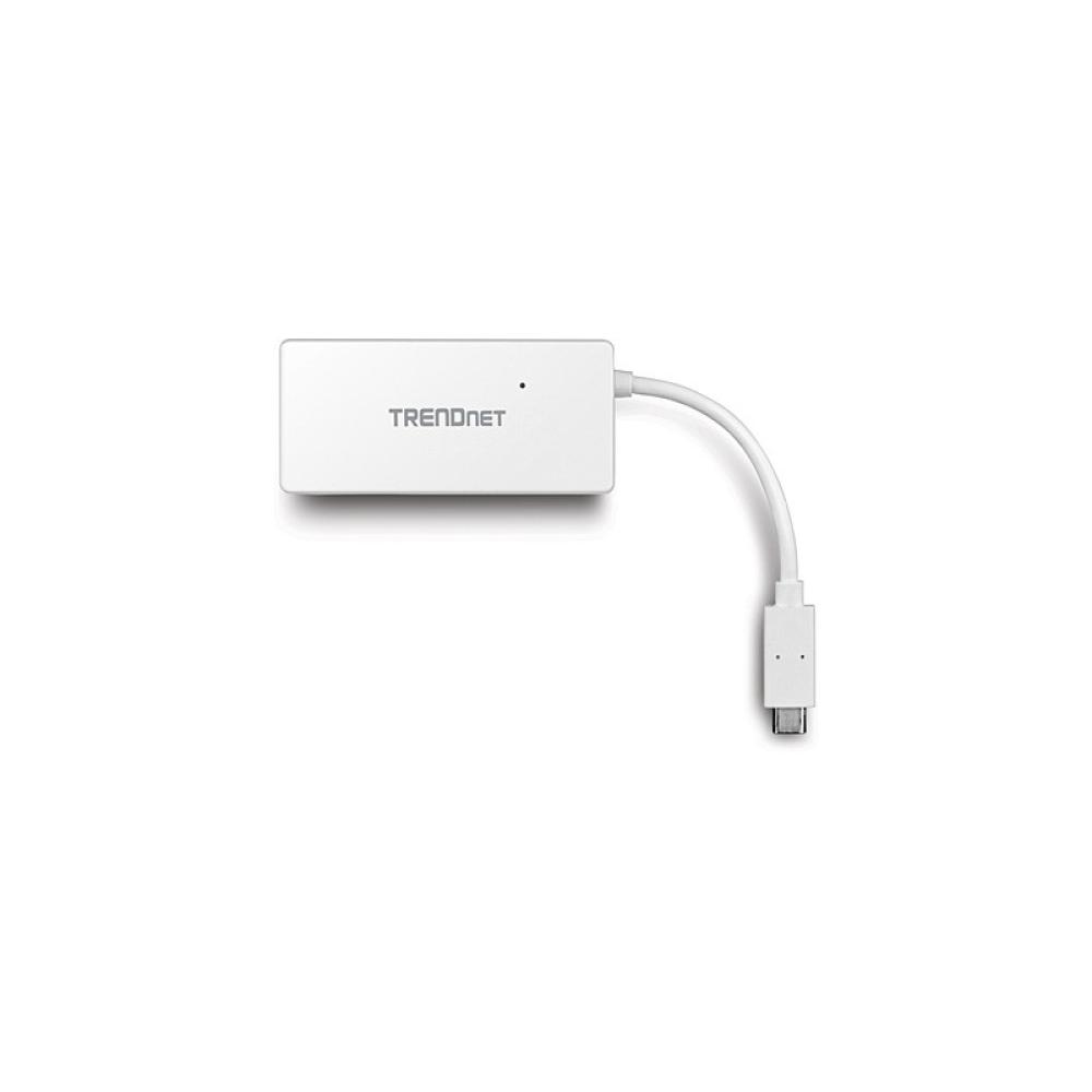 Trendnet - TUC-H4E hub de interfaz USB 3.2 Gen 1 (3.1 Gen 1) Type-C 5000 Mbit/s Blanco