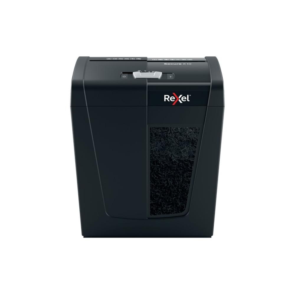 Rexel - Secure X10 triturador de papel Corte cruzado 68 dB Negro