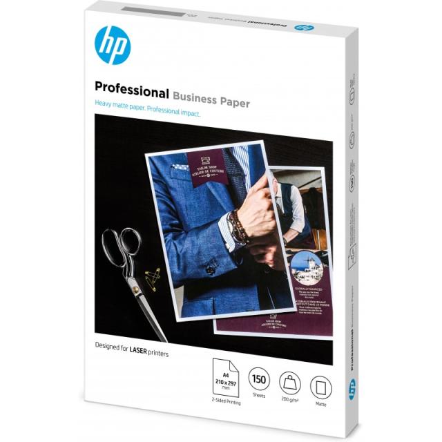 HP - Papel profesional mate FSC para impresora láser de 200 gsm: 150 hojas/A4/210 x 297 mm